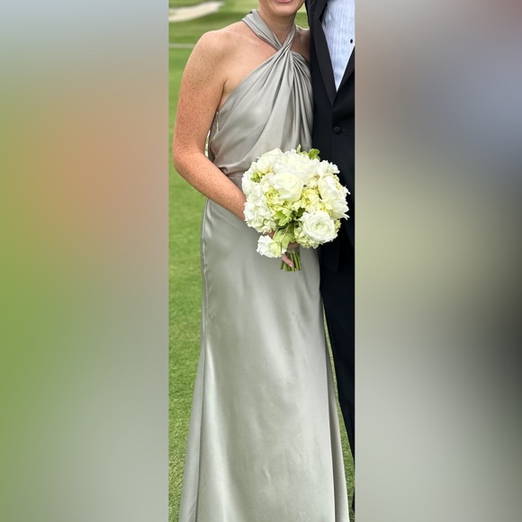ASOS Silver/Gray Bridesmaid Dress - Picture 1 of 9